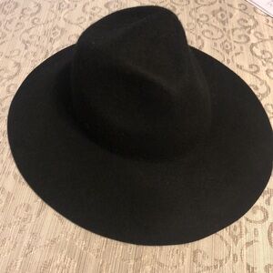 Free People black wool hat NWOT